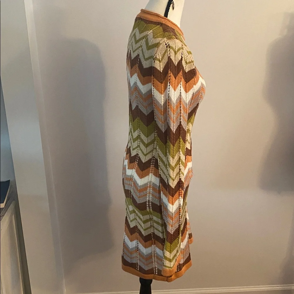 Forever 21 chevron sweater dress size large - Picture 4 of 8